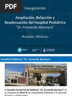 Inauguracion Hospital Pediátrico Posadas II