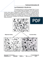 Fading of Nodularity in Ductile Iron