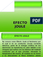 Efecto Joule.