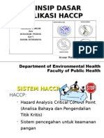 Prinsip HACCP - Revisi