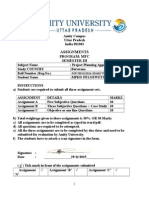 Project Planning Appraisal and Control Assignment