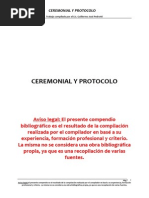 Apuntes Ceremonial y Protocolo PDF