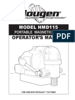 Model Hmd115: Operator'S Manual