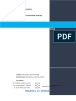 Balance de Energía Lab. Panificación