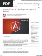 AngularJS Tutorial - Building A Web App in 5 Minutes PDF