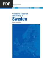 Vocational Education and Training in Sweden