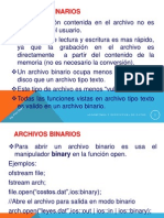 Archivos Binarios