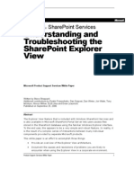 Understanding and Troubleshooting SharePoint Explorer View