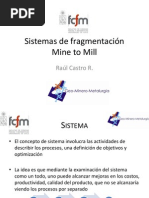 Sistemas de Fragmentación Mine To Mill