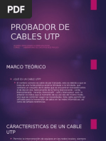 Probador de Cables Utp