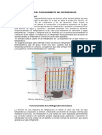 Describir El Funcionamiento Del Refrigerador