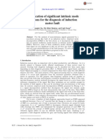 Identification of Significant Intrinsic Mode Functions For The Diagnosis of Induction Motor Fault