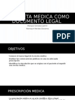 La Receta Medica Como Documento Legal