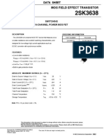 Mos Field Effect Transistor: Switching N-Channel Power Mos Fet