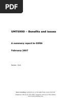 Umts900 Benefits and Issues3180