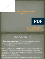 7C's of Effective Communication