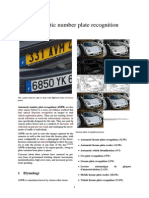 Automatic Number Plate Recognition PDF