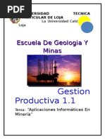 Aplicaciones de Mineria Software