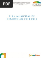 Plan de Desarrollo Municipal 2014-2016