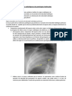 Signos Radiológicos de Patologías Habituales