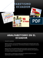 Analfabetismo en El Ecuador