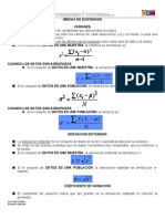 Medidas de Dispersion y Ejercicios