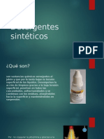 Detergentes Sinteticos