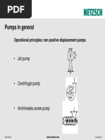 Different Pump Principles