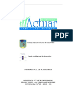 Servicio de Asesoria y Servicio Tecnico para Microempresas - Informe Final Del Ejecutor - MIF-At-203