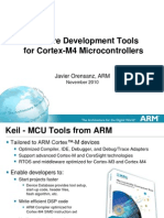 AteTools for Cortex-M4 The Cortex-M3 and Cortex-M4 processors are two of the products in the ARM Cortex-M processor family. The whole Cortex-M processor family is shown in Figure 1.1. The Cortex-M3 and Cortex-M4 processors are based on ARMv7-M architecture. Both are high-performance processors that are designed for microcontrollers. Because the Cortex-M4 processor has SIMD, fast MAC, and saturate arithmetic instructions, it can also carry out some of the digital signal processing applications that traditionally have been carried out by a separate Digital Signal Processor (DSP).