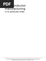 Semiconductor Manufacturing