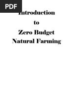 What Is This Zero Budget Natural Farming