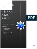 Informe Visita Técnica SIMA - PERU PDF