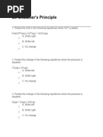 Le Chatelier's Principle