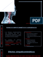 Farmacos Simpaticomimeticos o Adrenergicos