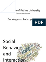 Social Behavior and Interaction