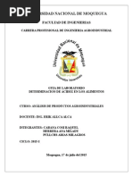 Informe de Acidez N°3