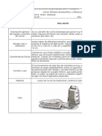 Ficha Tecnica de Equipos