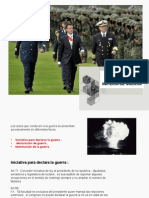 Constitucional (Facultades Del Congreso en Materia de Guerra)