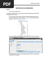 Reportes en El Framework