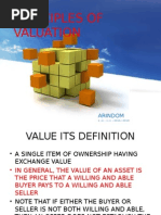 Principles of Valuation