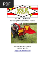 Value Leader Wood Chipper WC Series Manual