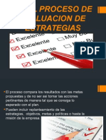 6.1 Naturaleza y Proceso de Evaluacion de Las Estrategias