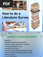 How To Do A Literature Survey