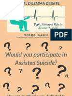 Ethical Dilemma Debate - Assisted Suicide