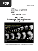 ANAT2341 Embryology: Early and Systemic Development: School of Medical Sciences