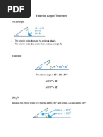 20 Exterior Angle Theorem