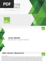 HRB H&R Block Investor Conference 2015