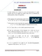 11 Maths Impq 11 Conic Sections Kvs PDF