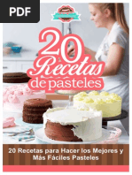 20 Recetas de Pasteles